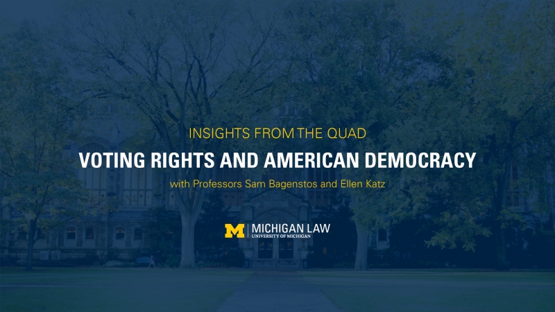 Title Card for "Voting Rights and American Democracy"