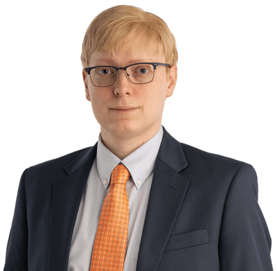 A portrait of Austin Nelson.