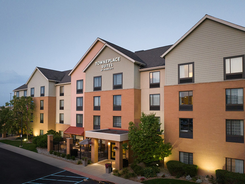 Exterior of TownePlace Suites Ann Arbor.