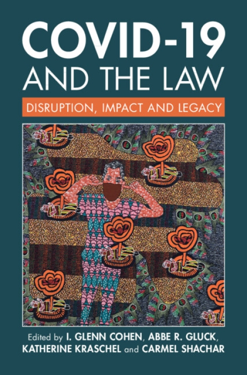 Book cover with a stylized illustration of a person with abstract patterns behind them and vibrant flowers in front.