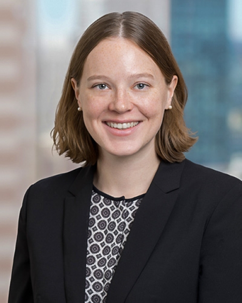 A portrait of Sarah Siegel.