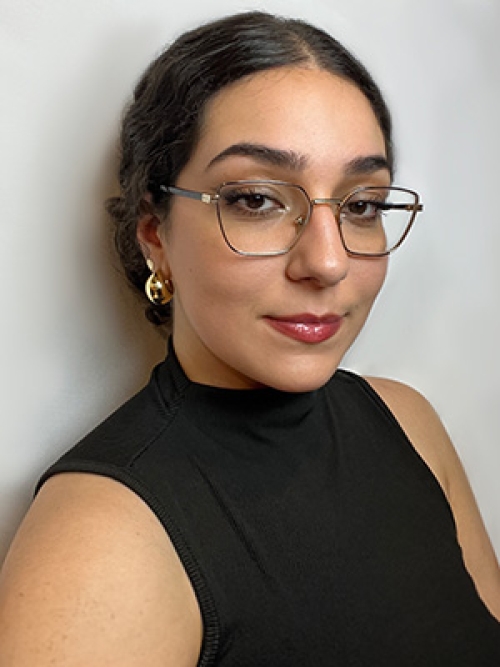A portrait of Leila Jiadi.