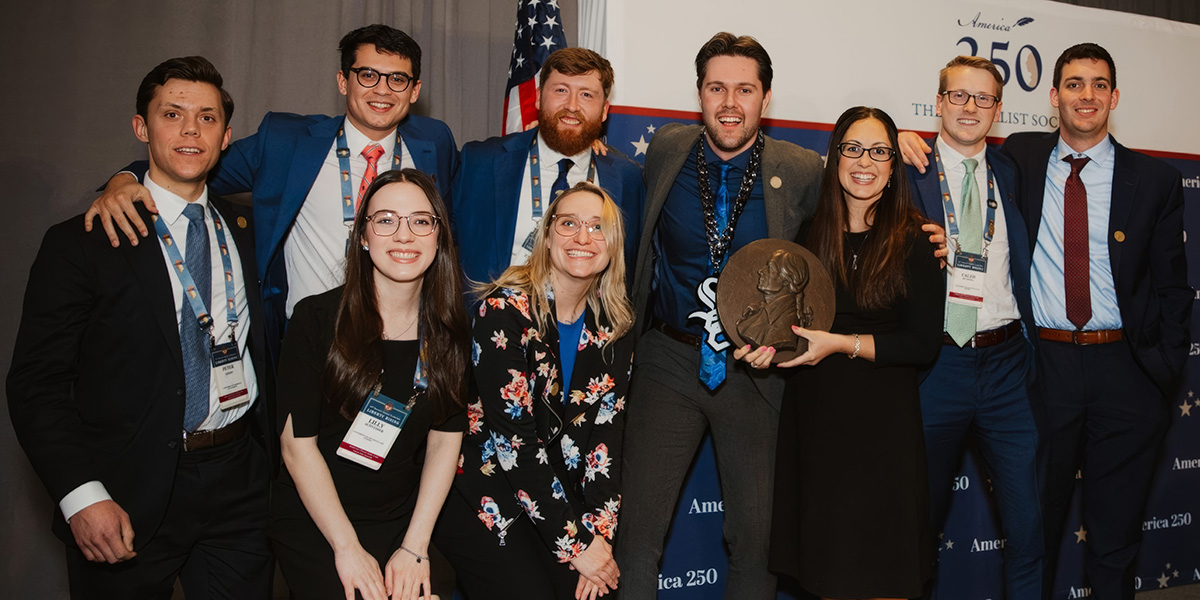 Michigan Law Federalist Society Awarded at a national student symposium in March 2026.