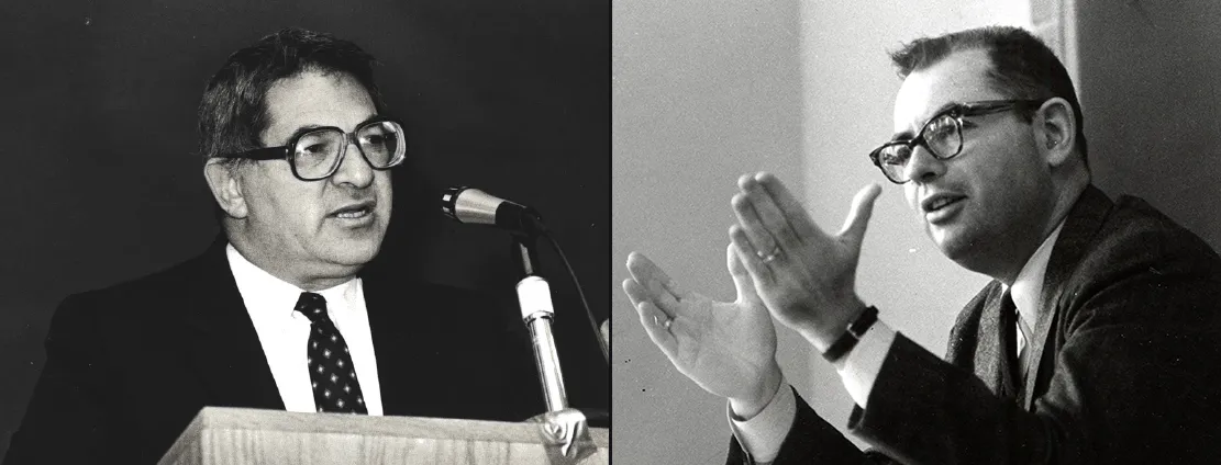 Two professors teaching early on in their careers