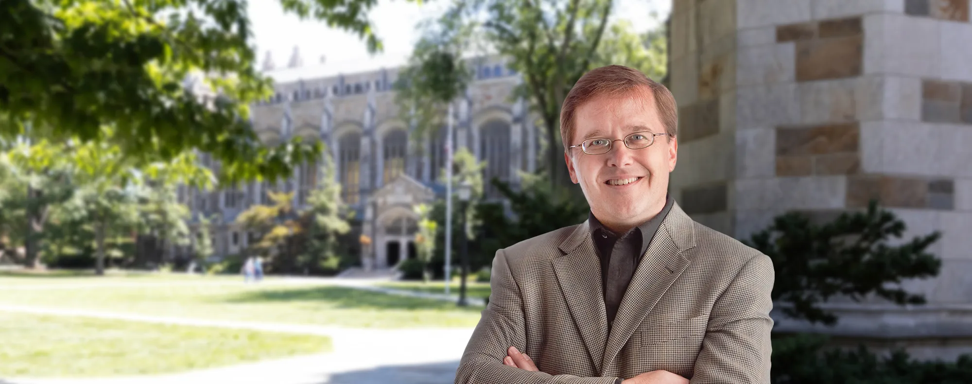 Portrait of Bill Novak outside