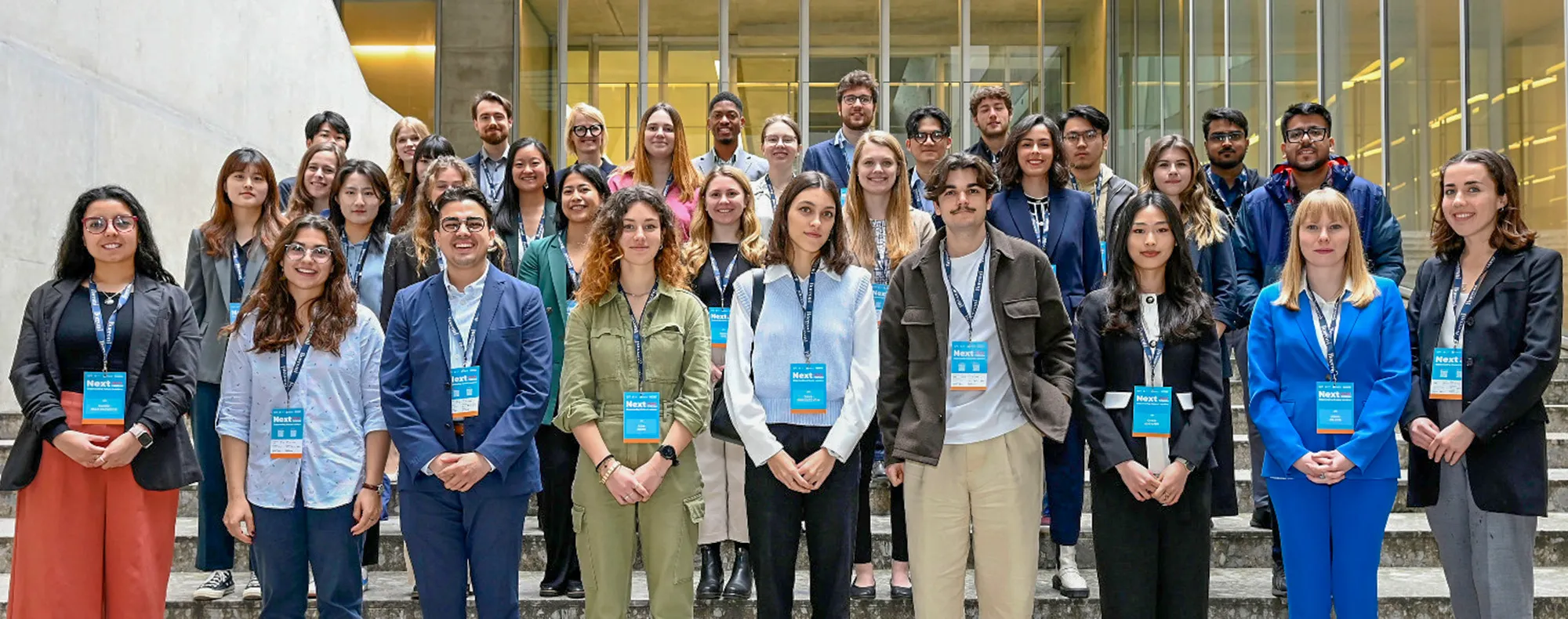 A group of students posing for a portrait.