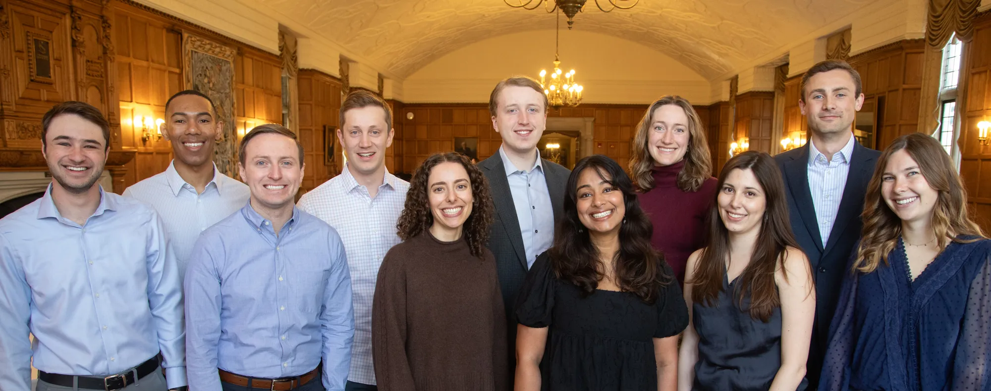 Group of Students Smiling at an Awards reception
