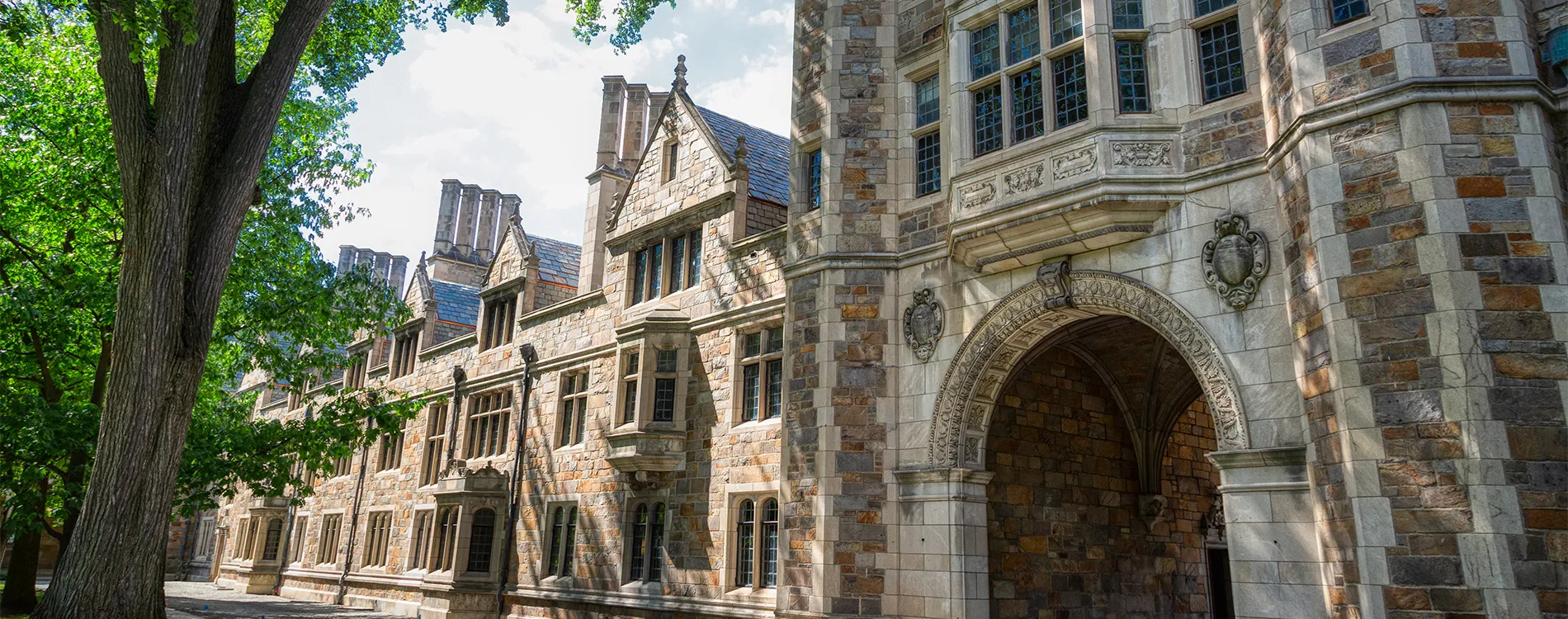 One of the five buildings that comprise the Cook Law Quadrangle on the University of Michigan campus.
