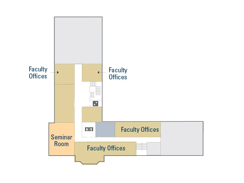 Hutchins Hall Fourth Floor Map