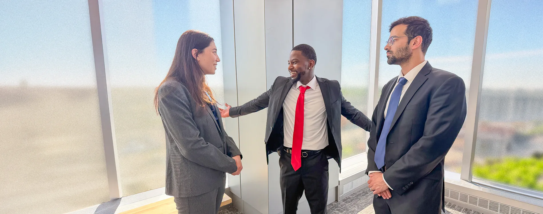 Maxime Legros, Quinton Jones-Whitaker, and Riley Segal