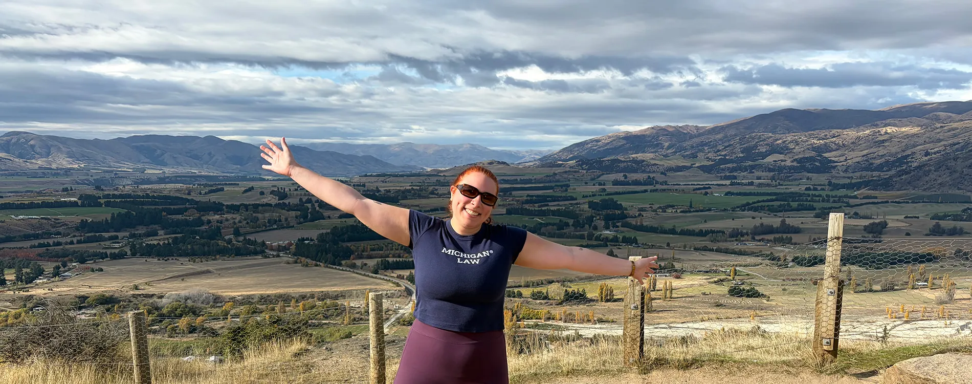Lindsay Saginaw in New Zealand