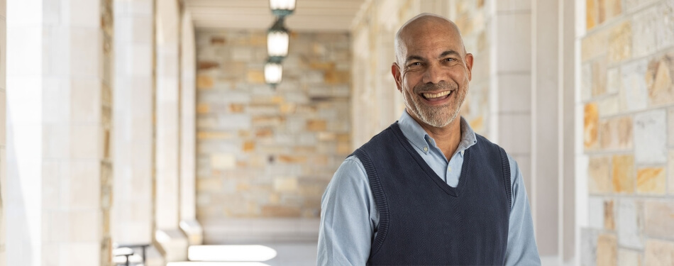 A portrait of Sherman Clark.