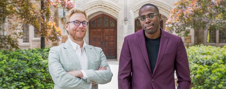 Daniel Deacon(right) and Daniel Fryer(left)