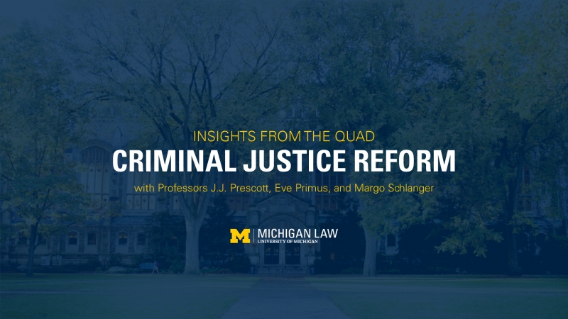 Title Card for "Criminal Justice Reform"