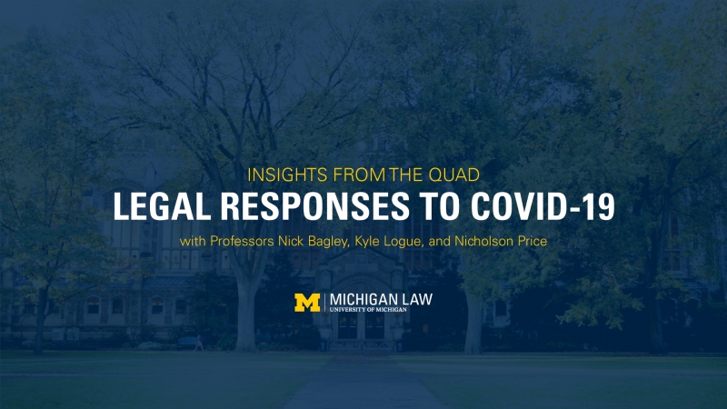 Title Card for "Legal Responses to COVID-19"