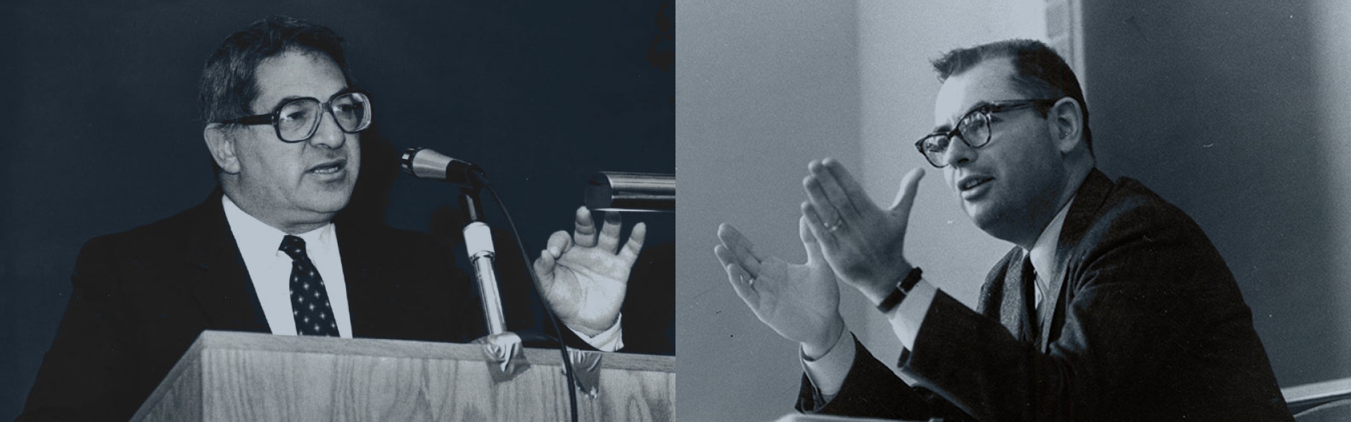 Two professors teaching early on in their careers