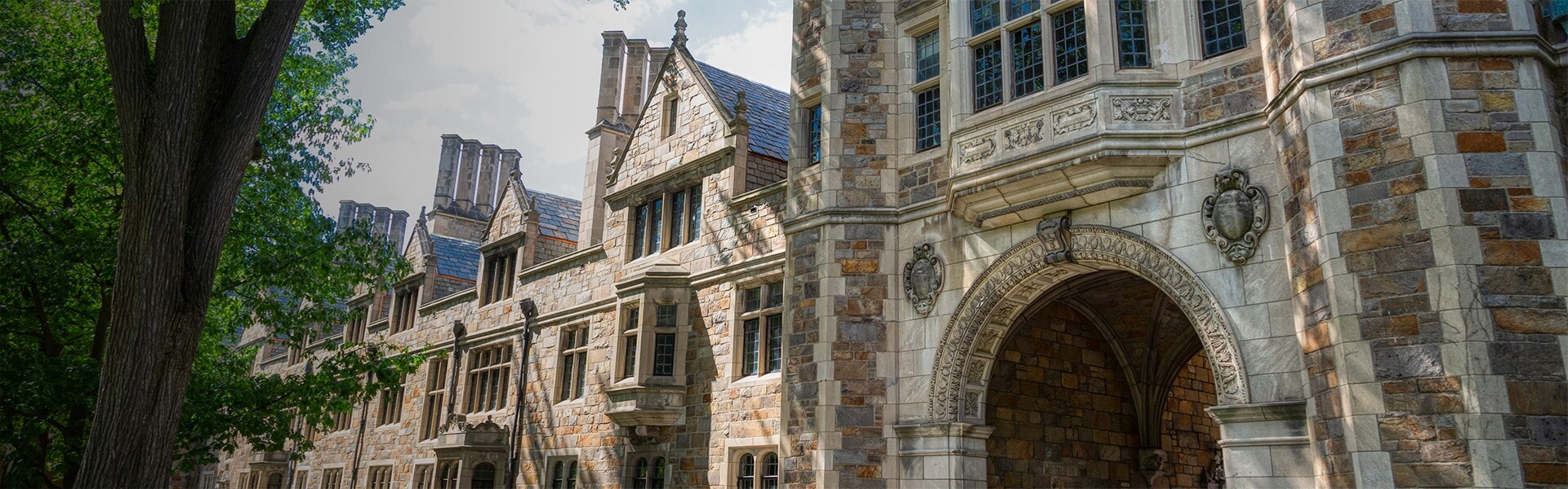 One of the five buildings that comprise the Cook Law Quadrangle on the University of Michigan campus.