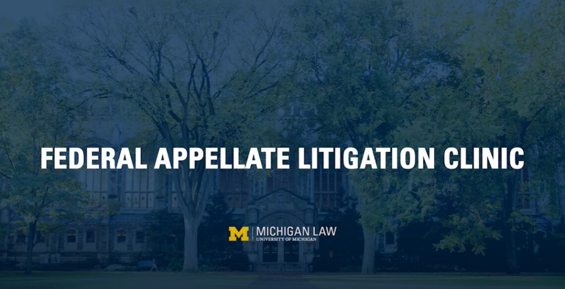 Federal Appellate Litigation Clinic Video