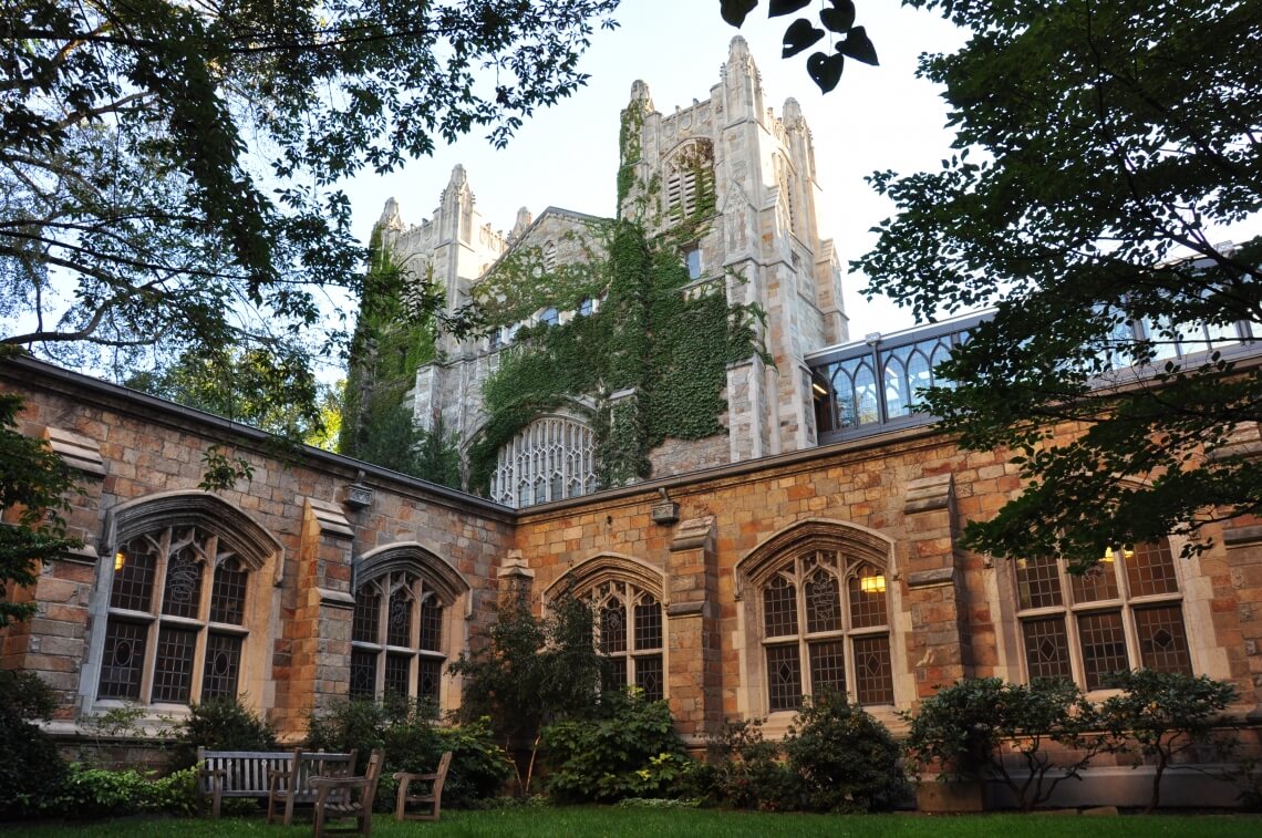 Exterior view of inner courtyard and the Reading room