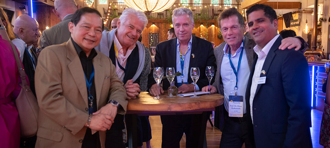 Neel Sukhatme and Michigan Law Alumni attend the European Alumni Reunion.
