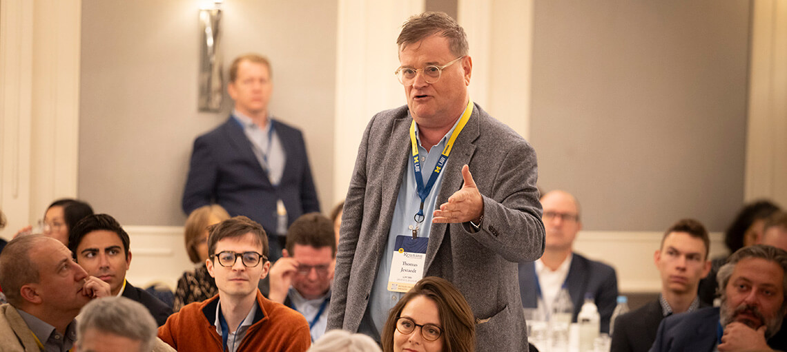 Michigan Law Alumni and Faculty celebrate at the 2025 European Alumni Reunion.