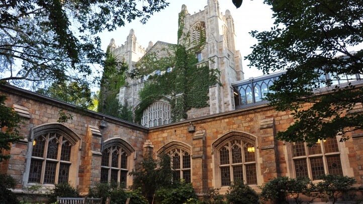 Exterior view of inner courtyard and the Reading room