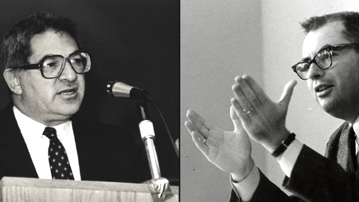 Two professors teaching early on in their careers