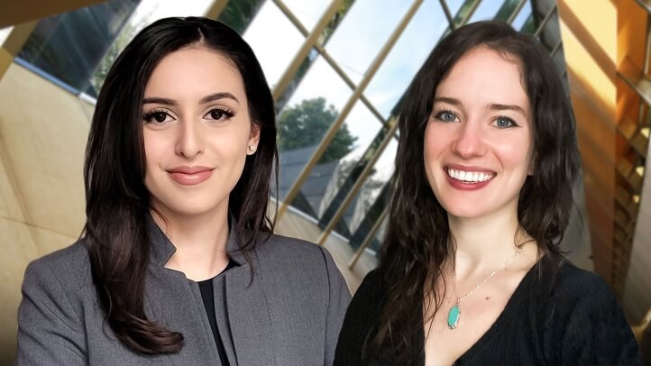 Adina Nadler(left) and Justine Glubis(right)