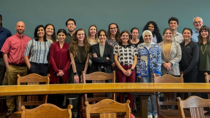 A portrait of a group of students in Problem Solving Initiative Course.