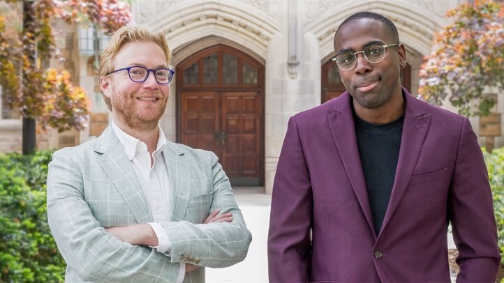 Daniel Deacon(right) and Daniel Fryer(left)