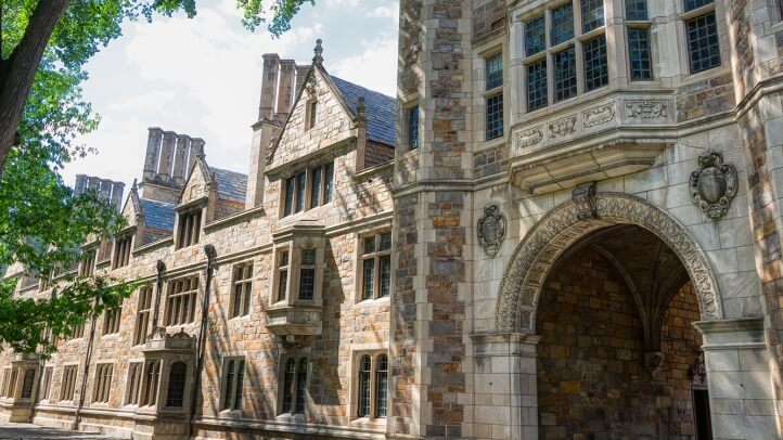 One of the five buildings that comprise the Cook Law Quadrangle on the University of Michigan campus.