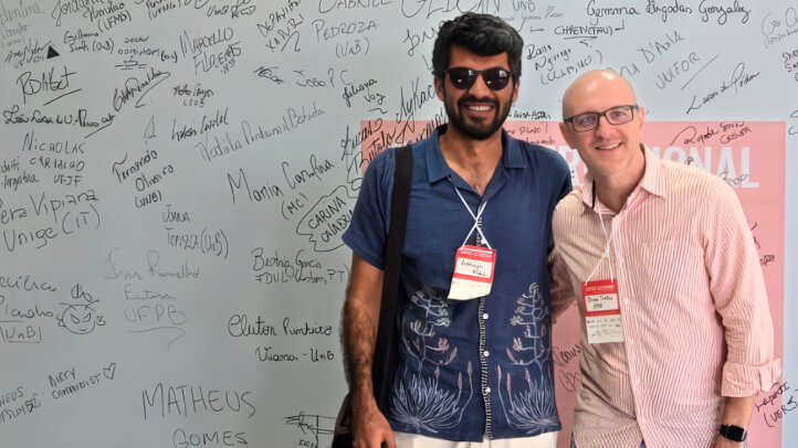 Kushagr Bakshi and Bruno Cunha at the Icon-S 2025 Annual Conference