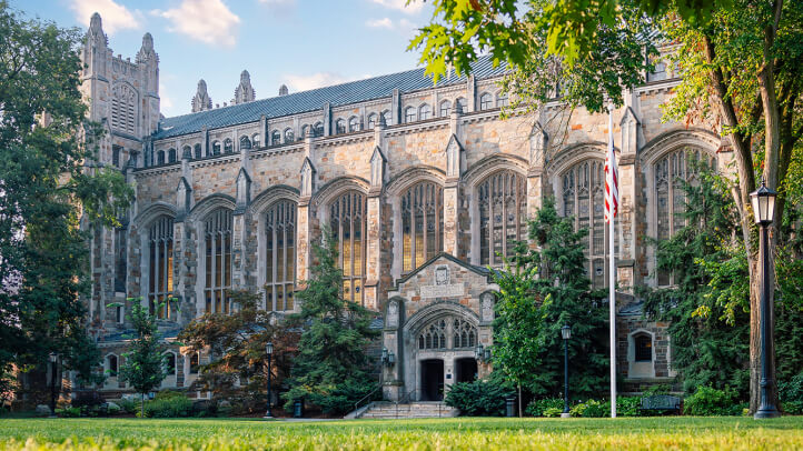 Exterior of the Michigan Law Reading Room.
