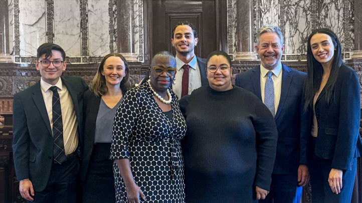 Nate Sumimoto, Avery Combe, Je Donna Dinges, Edward Madrigal, India Dinges, Michael J. Steinberg, and Alexandra Jackman.