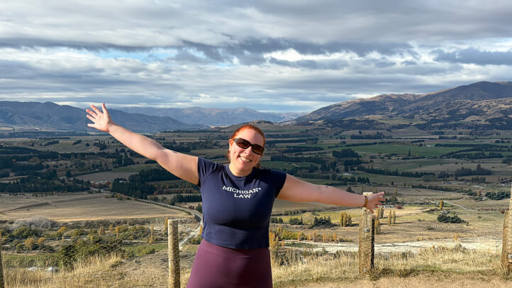 Lindsay Saginaw in New Zealand