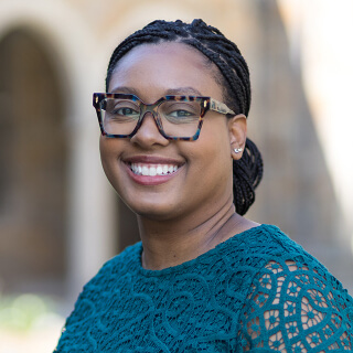 Portrait of Jasmine Hamilton.