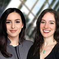 Adina Nadler(left) and Justine Glubis(right)