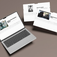 Screenshots of the Detroit School Integration Timeline project.