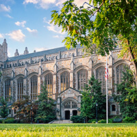 Exterior of the Michigan Law Reading Room.